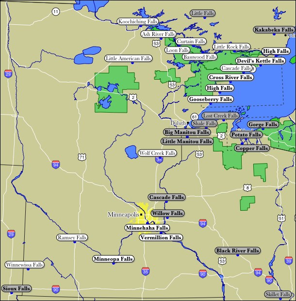 Map Of North Shore Mn Maping Resources 