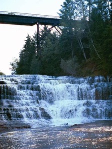 Agate Falls in Michigan's U.P.