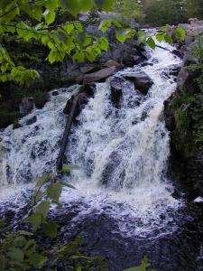 The top of Duchesnay Falls