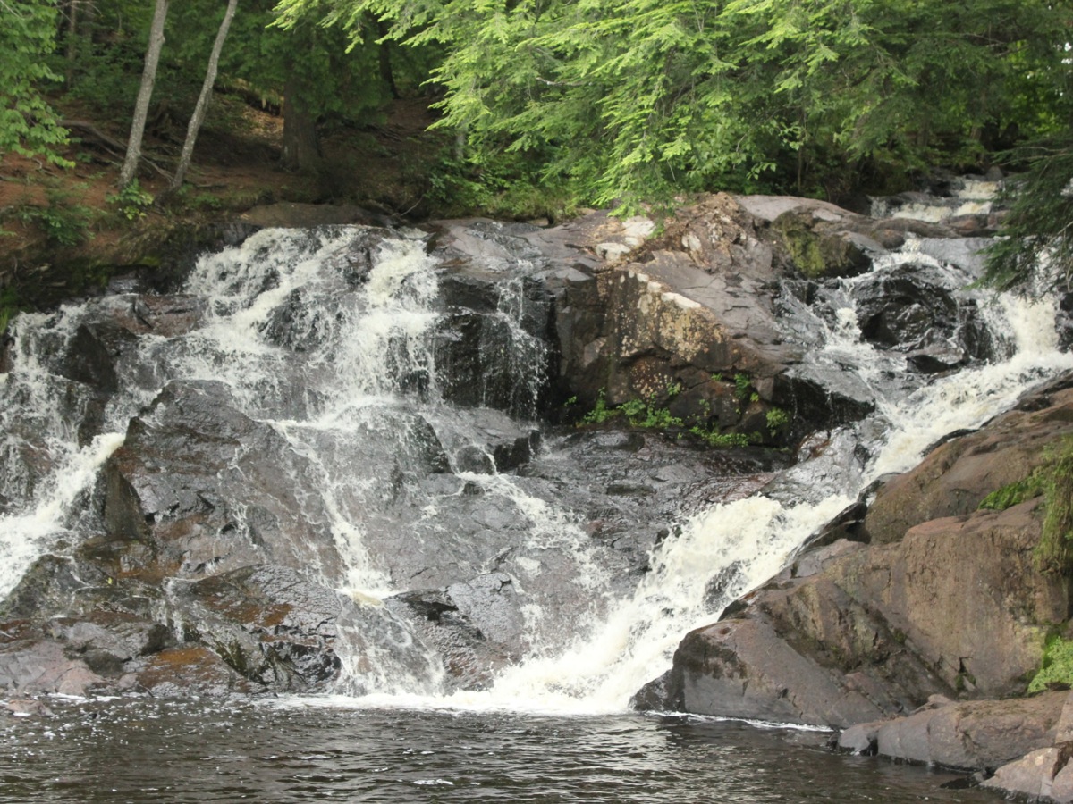 twin falls waterfall near twin falls nc